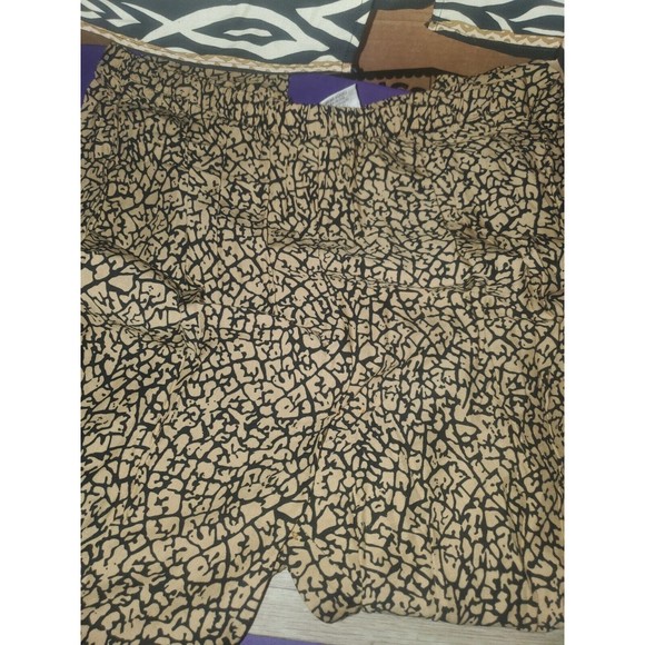 Women's Vintage Kathie Lee Duster Animal Print Built In Necklace And Pants Larg - Picture 5 of 6